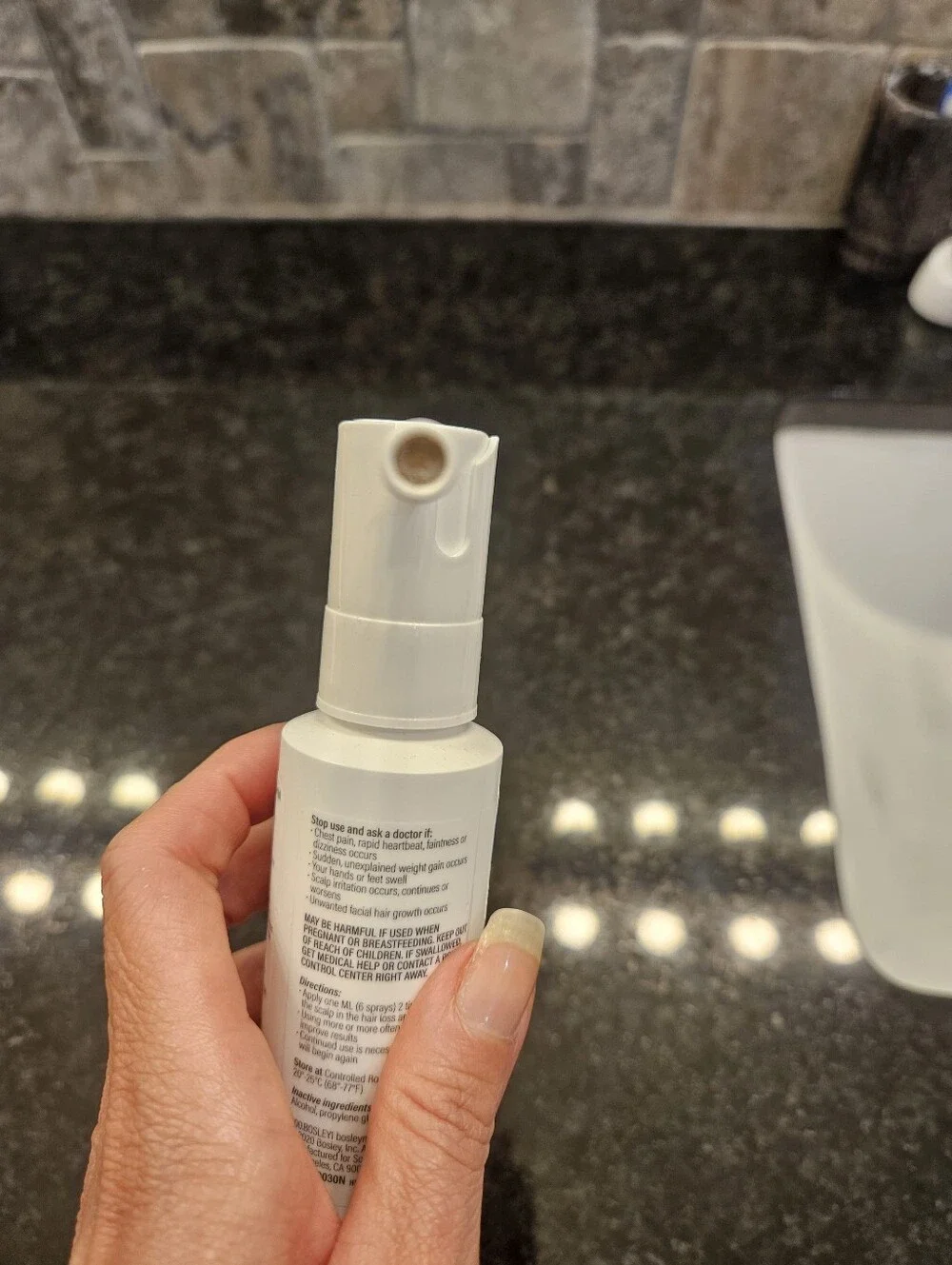 BosleyMD Hair Regrowth Treatment Spray for Men. New Without Box